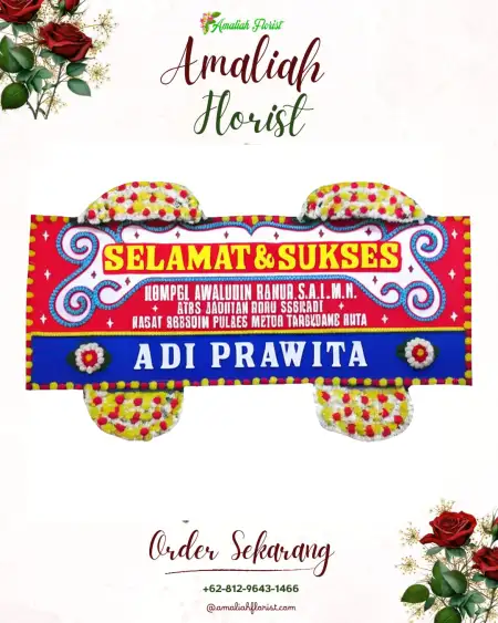 Papan Bunga Ucapan Selamat Budidaya