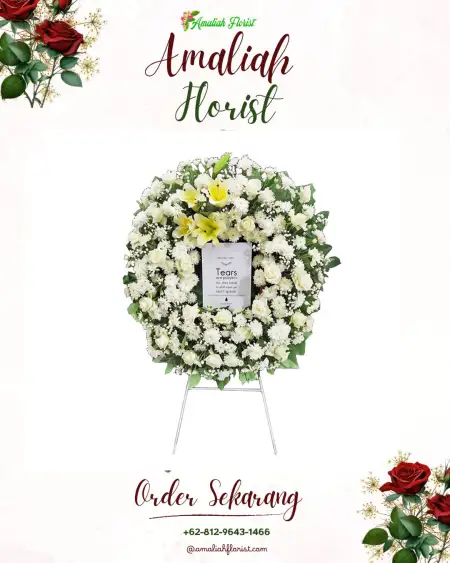 Krans Bunga Duka Budidaya